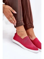 Dámské Tenisky Slip-on Big Star FF274A605 Fuchsie