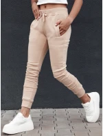 Dámské tepláky FITS béžové FashionStreet UY2144