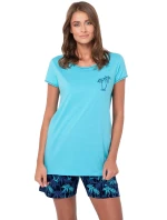 Dámské pyžamo Paleros turquise - ITALIAN FASHION