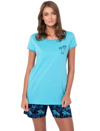 Dámské pyžamo Paleros turquise - ITALIAN FASHION
