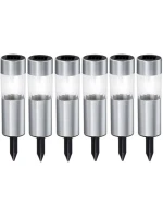 SOLÁRNÍ LAMPA 4,5X15CM INOX 6KS GRUNDIG