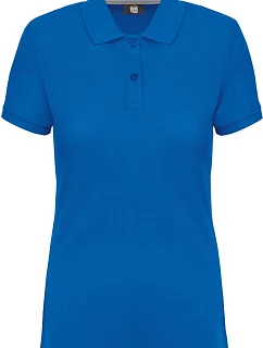 WK WK 275 Dámské pracovní piqué polo z těžké bavlny 20.W275 light royal blue