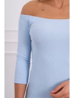 Pruhované vypasované šaty v modré barvě Pruhované vypasované šaty v modré barvě