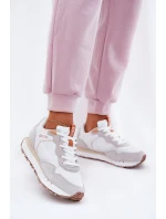 Semišové Lehké Sportovní Boty Pro Ženy Big Star RR274235 HI-POLY SYSTEM Béžové