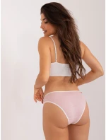 Spodky BR MT 11444 19 bílá růžová Spodky BR MT 11444 19 bílá růžová