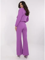 Kalhoty DHJ SP 18737.08 fialové