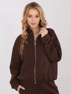 Mikina SM BL A1562.33 tmavě hnědá