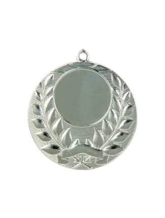 Obecná stříbrná medaile s prostorem pro emblém 25 mm - ocelová medaile