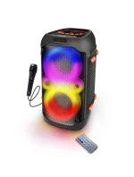 ESPERANZA REPRODUKTOR BT FM VEDL RGB KARAOKE ZPĚVÁK EP156