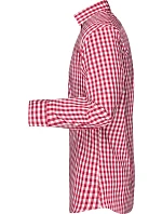 Daiber JN 617 Popelínová kostkovaná košile s dl. rukávem 02.0617 red/white