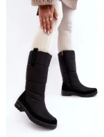 Dámské zateplené sněhule Progress PROGJ-22-136 Černé