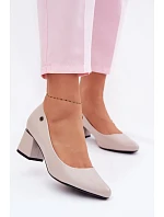 Lodičky na podpatku Vinceza 62292 Šedé