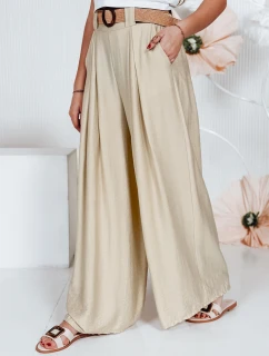 Dámské kalhoty MIRELOU beige FashionStreet UY2716