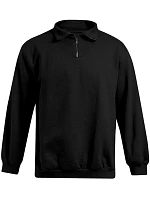Promodoro 5050 Pánska mikina s 1/4 zipem "Troyer" 40.5050 black Promodoro 5050 Pánska mikina s 1/4 zipem "Troyer" 40.5050 black