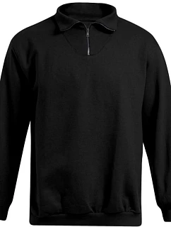 Promodoro 5050 Pánska mikina s 1/4 zipem "Troyer" 40.5050 black
