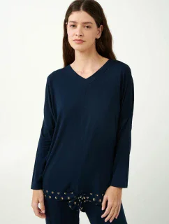 Vamp - Pyžamo se zlatými detaily 21014 - Vamp