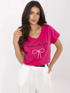 Tričko CLM TS 1727.90 fuchsiová