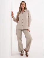 Košile LK KS 510109.70 béžová Košile LK KS 510109.70 béžová