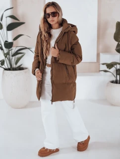 Dámská prošívaná bunda LETLIS camel FashionStreet TY3245