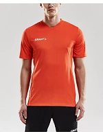 Craft Teamwear Squad Go Jersey Solid M Pánské sportovní tričko s výstřihem do V 82.5560 team green