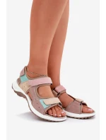 Dámské Sportovní Kožené Sandály McKeylor 95347 Béžové