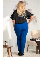 Dámské kalhoty Z726 kr. modrá - Karko