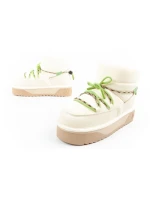 Dámské zimní sněhule D.Franklin fashion fur insulated boots beige green dámské Dámské zimní sněhule D.Franklin fashion fur insulated boots beige green dámské