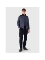 Pánská péřová trekingová vesta s výplní Primaloft Black 4F 4FWSS25TVJAM177-22S pánské Pánská péřová trekingová vesta s výplní Primaloft Black 4F 4FWSS25TVJAM177-22S pánské