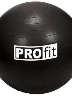 Gymnastický míč PROfit 85 cm černý s pumpičkou DK2102