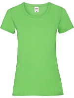 Fruit of the Loom Lady-Fit Valueweight T Dámské tričko 16.1372 lime Fruit of the Loom Lady-Fit Valueweight T Dámské tričko 16.1372 lime