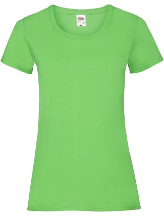 Fruit of the Loom Lady-Fit Valueweight T Dámské tričko 16.1372 lime Fruit of the Loom Lady-Fit Valueweight T Dámské tričko 16.1372 lime