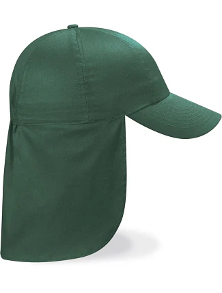 Beechfield B 11B Dětská 6 panelová kšiltovka "Legionnaire Style" 53.011B bottle green Beechfield B 11B Dětská 6 panelová kšiltovka "Legionnaire Style" 53.011B bottle green