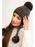 Dámská čepice ušanka Emma K343 mocca