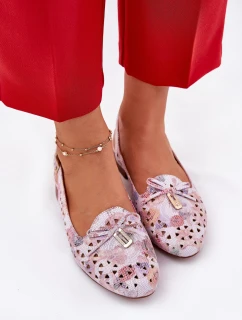 Dírové baleríny s odhaleným podpatkem Multikolor Navinnia