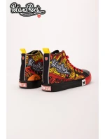 Tenisky Pol'and'Rock Festival X Big Star SS174501 Černo-Červené