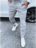 Pánské tmavě šedé kalhoty FashionStreet chinos UX4340