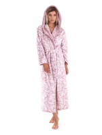 Dámský župan Flora s kapucí 3956 4303  mauve mist - Vestis