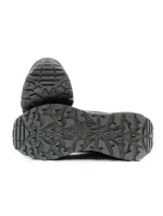 Lee Cooper pánské zimní trekové boty zateplené nepromokavé černé