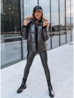 Dámská prošívaná zimní bunda SPARKLE černá FashionStreet TY3953