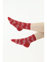 2 pack kvalitních ponožek 162  šedé a červené