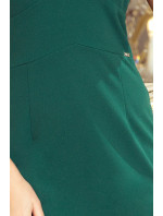 Dámské šaty 227-1 Tmavě zelená - NUMOCO
