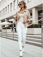 Dámské džínové kalhoty MOLI white FashionStreet UY1871