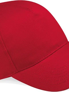 Beechfield B 15 5 panelová kšiltovka "Ultimate" 53.0015 classic red