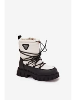 Dětské bílé sněhule Adelisse