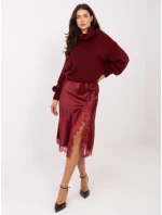 Sukně MI SD 3275.57 kaštanová