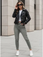 Dámské džínové kalhoty slim fit s páskem SLIMFIZ modré FashionStreet UY2494 Dámské džínové kalhoty slim fit s páskem SLIMFIZ modré FashionStreet UY2494