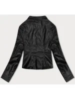 Černá bunda ramoneska se stojáčkem (11Z8058) Černá bunda ramoneska se stojáčkem (11Z8058)