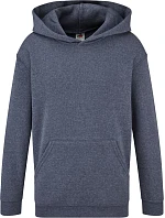 Fruit of the Loom Classic Kids Hooded Sweat Dětská mikina s kapucí 16.2043 vintage heather navy Fruit of the Loom Classic Kids Hooded Sweat Dětská mikina s kapucí 16.2043 vintage heather navy