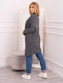 Svetr s netopýřími rukávy grafitový - Kesi