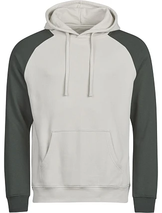 Tee Jays TJ 5156 Mikina s kapucí 2-barevná "Unlabeled" 18.5156 cement/dark green Tee Jays TJ 5156 Mikina s kapucí 2-barevná "Unlabeled" 18.5156 cement/dark green
